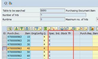 Stock Material used as commission mat. issue and Solution