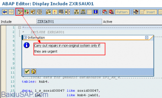 [问题解决]Carry out repairs in non-original systems only if urgent