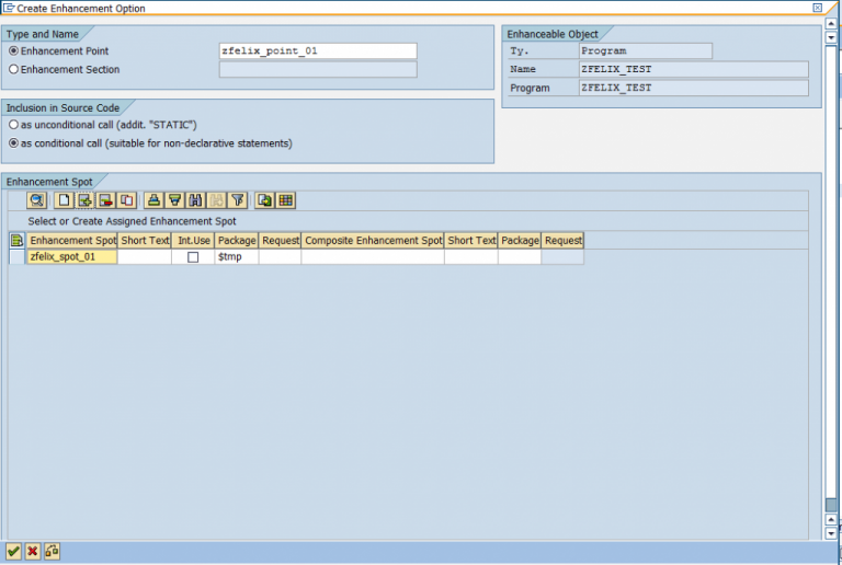 SAP中Enhancement spot增强教程 摆渡SAP