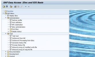 SAP IDOC 开发入门
