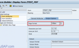 SAP中创建自定义打印纸张格式(SPAD)