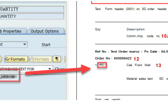 “Unit” treated differently on OC and Pro-forma invoice