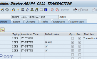 在新窗口调用Tcode[ABAP4_CALL_TRANSACTION]