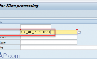 使用IDOC创建会计凭证[ACC_GL_POSTING01]