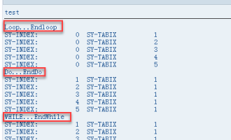 ABAP系统变量SY-INDEX与SY-TABIX差异点