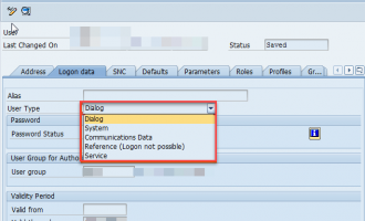SAP用户类型种类小结