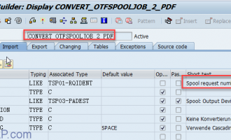 如何将SAP Script转换成PDF并上传到SAP服务器[CONVERT_OTFSPOOLJOB_2_PDF]