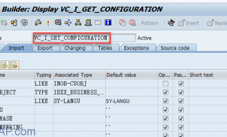 如何读取销售订单行项目特性值-VC_I_GET_CONFIGURATION