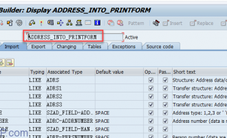 如何debug smarforms的地址节点(address node)-[ADDRESS_INTO_PRINTFORM]