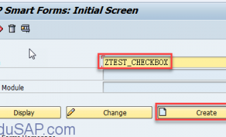 如何在smartforms中插入复选框(checkbox)