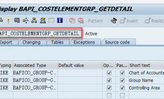 [BAPI]如何取得成本要素组(cost element group)-BAPI_COSTELEMENTGRP_GETDETAIL