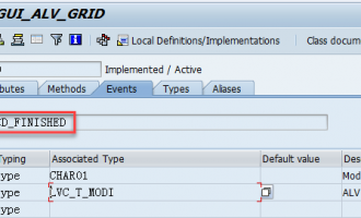 OO ALV中的data_changed、data_changed_finished事件介绍