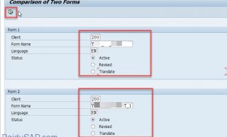 如何比较SAP Script-RSTXFCOM