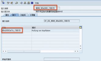 预制发票MIR7抬头行项目检查BADi-MRM_HEADER_CHECK