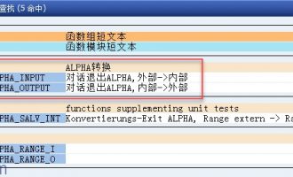 关于ABAP添加删除前导零